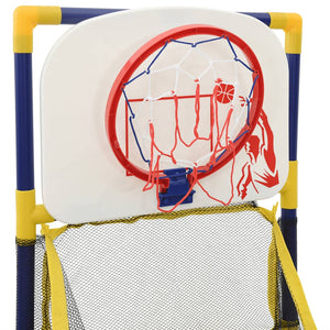 Set Gioco di Basket Arcade con Palla e Pompa 45x86x127 cm 4016326