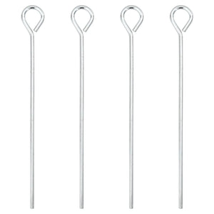 Set da Badminton con 4 Racchette e Rete 620x151 cm