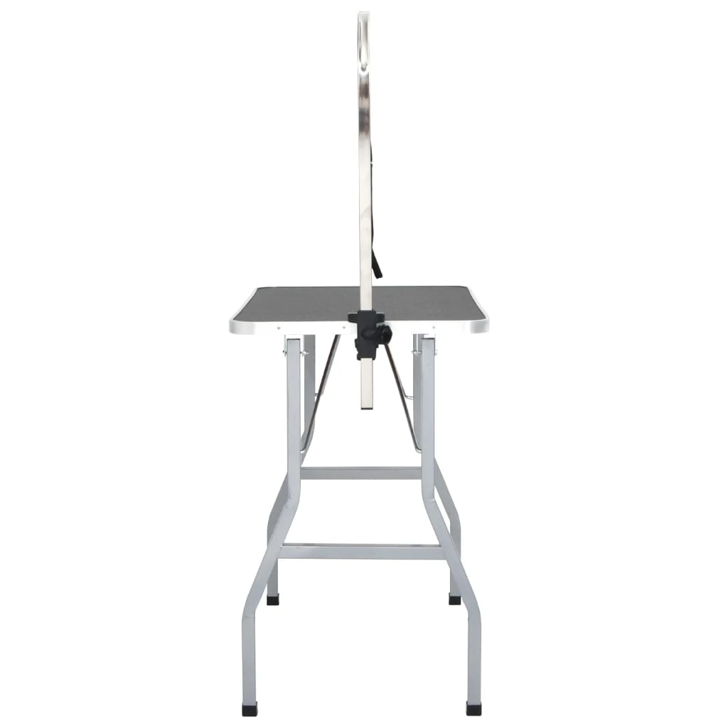 vidaXL Tavolo Toelettatura Cani Gatti Animali Regolabile 1 Guinzaglio