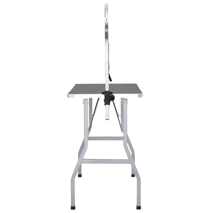 vidaXL Tavolo Toelettatura Cani Gatti Animali Regolabile 1 Guinzaglio