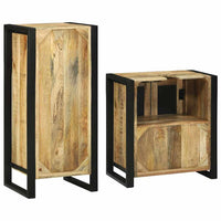 Set di mobili per il bagno 2 pcs Legno di mango massello 3305606