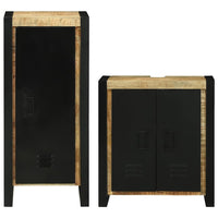 vidaXL Set di mobili per il bagno 2 pcs Legno di mango massello