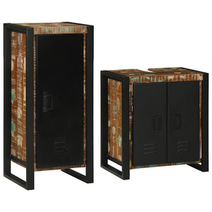 Set di mobili per il bagno 2 pcs Legno massello riciclato 3305607