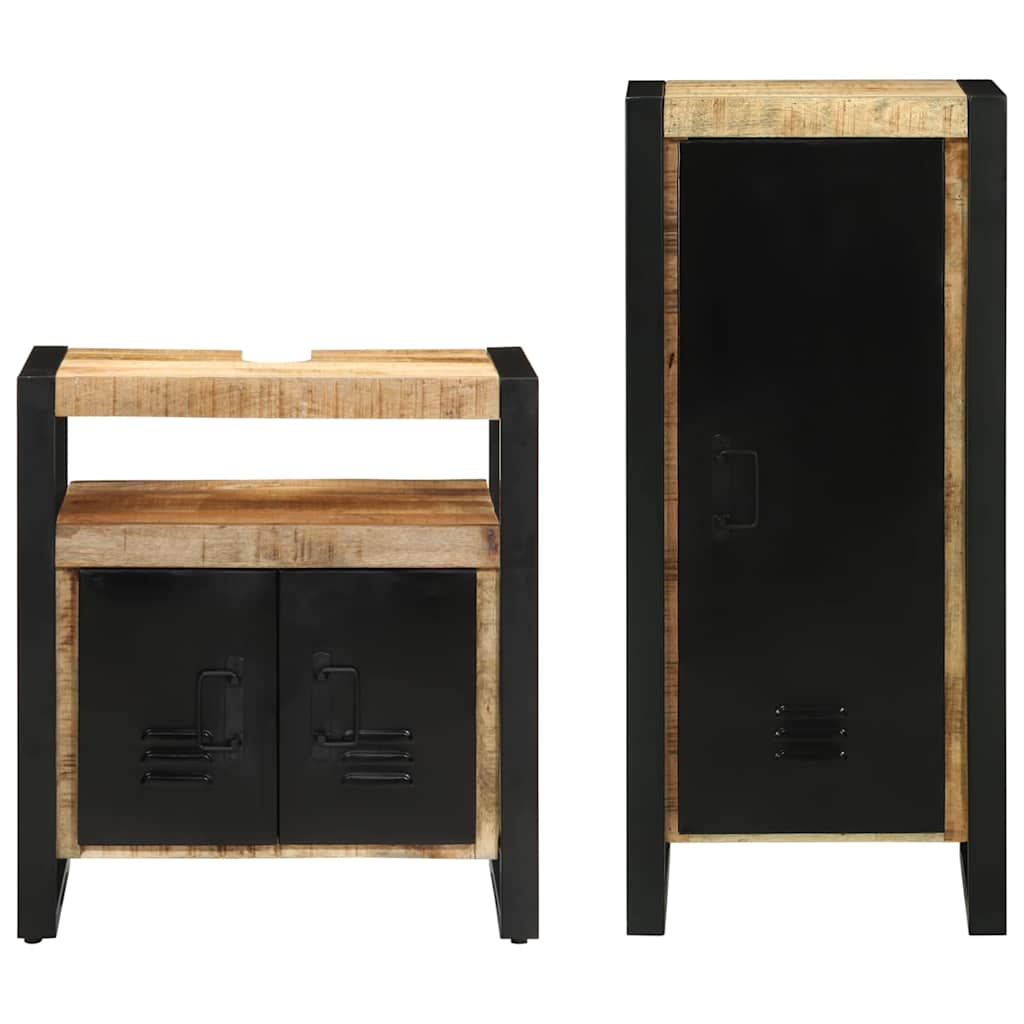 Set di mobili per il bagno 2 pcs Legno di mango massello 3305608