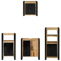 vidaXL Set di mobili per il bagno 4 pcs Legno di mango massello