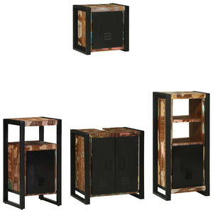 Set di mobili per il bagno 4 pcs Legno massello riciclato 3305649