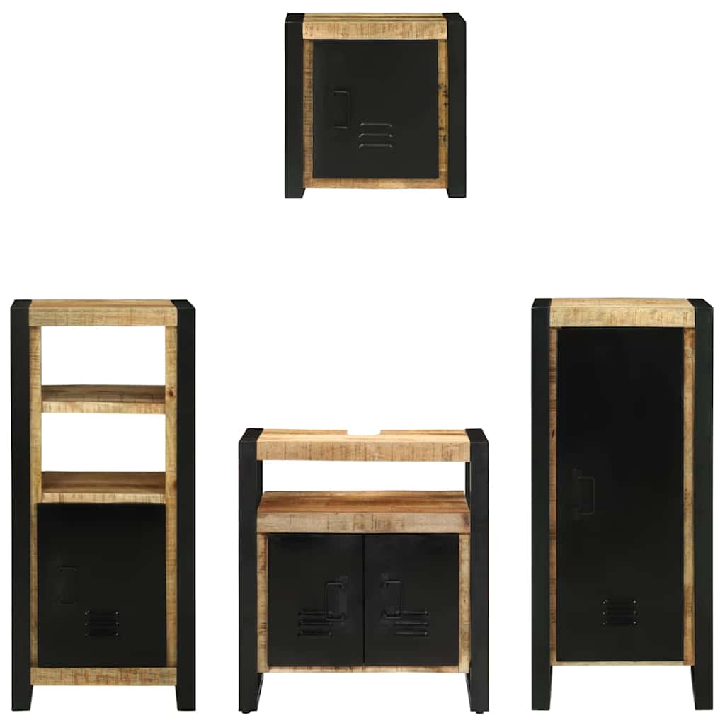 Set di mobili per il bagno 4 pcs Legno di mango massello 3305656