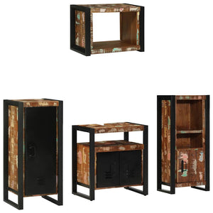 Set di mobili per il bagno 4 pcs Legno massello riciclato 3305669