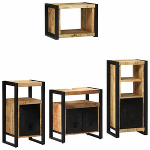 Set di mobili per il bagno 4 pcs Legno di mango massello 3305674
