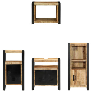 Set di mobili per il bagno 4 pcs Legno di mango massello 3305674