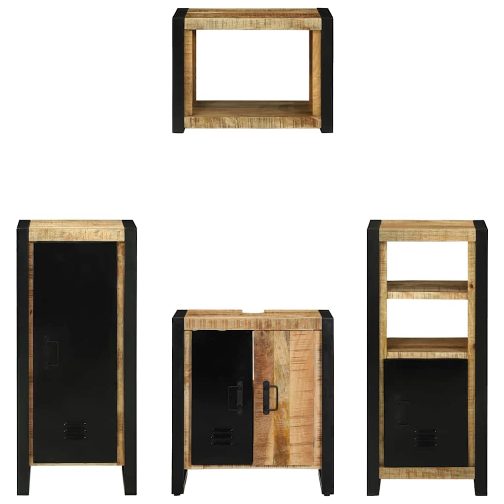 Set di mobili per il bagno 4 pcs Legno di mango massello 3305676