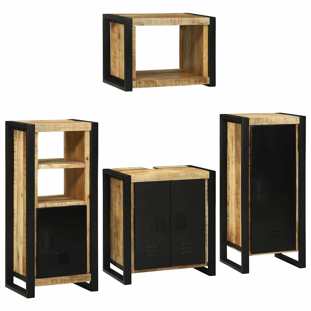 Set di mobili per il bagno 4 pcs Legno di mango massello 3305678