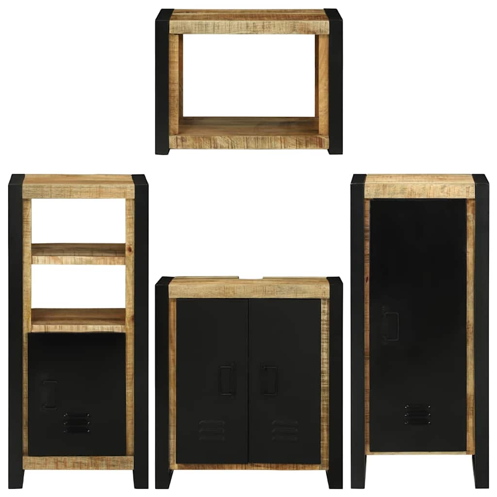 Set di mobili per il bagno 4 pcs Legno di mango massello 3305678