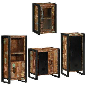 Set di mobili per il bagno 4 pcs Legno massello riciclato 3305689