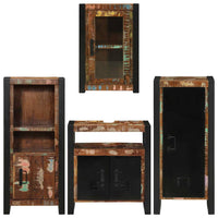 Set di mobili per il bagno 4 pcs Legno massello riciclato 3305693