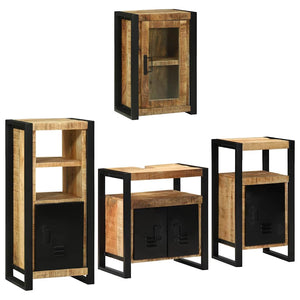 Set di mobili per il bagno 4 pcs Legno di mango massello 3305698