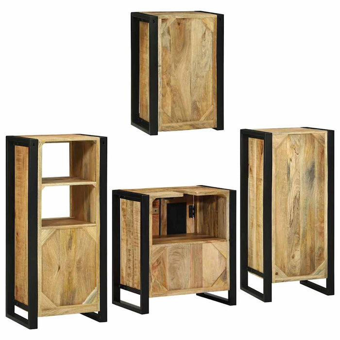 Set di mobili per il bagno 4 pcs Legno di mango massello 3305700