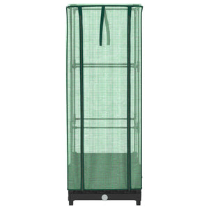 Letto Rialzato con Copertura Serra Effetto Rattan 40x40x123 cm