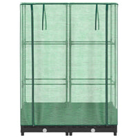 Letto Rialzato con Copertura Serra Effetto Rattan 80x40x123 cm 4015810