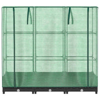 Fioriera rialzata per aiuola fioriera per terrazza giardino rialzato con copertura effetto rattan 120 x 40 x 123 cm nero 02_0038735