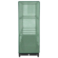 Letto rialzato con copertura per serra effetto rattan 160x40x123 cm 4015812