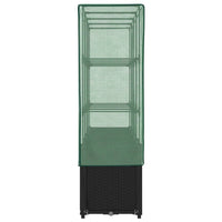 Letto Rialzato con Copertura Serra Effetto Rattan 160x40x153 cm