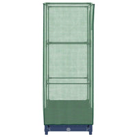 Letto Rialzato con Copertura Serra Effetto Rattan 40x40x123 cm 4015823