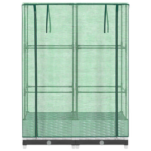 Fioriera rialzata per aiuola fioriera per terrazza giardino rialzato con copertura effetto rattan 80 x 40 x 123 cm bianco 02_0038785