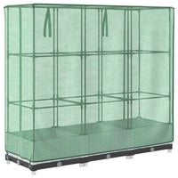 Fioriera rialzata per aiuola fioriera per terrazza giardino rialzato con copertura effetto rattan 120 x 40 x 123 cm bianco 02_0038734