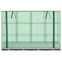 Letto Rialzato con Copertura Serra Effetto Rattan 160x40x123 cm 4015840