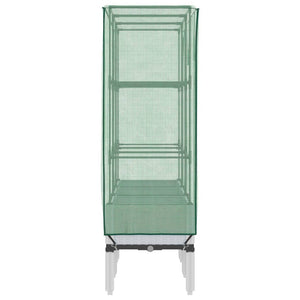 vidaXL Letto Rialzato con Copertura Serra Effetto Rattan 120x40x140 cm