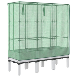 vidaXL Letto Rialzato con Copertura Serra Effetto Rattan 120x40x140 cm