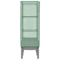 Letto Rialzato con Copertura Serra Effetto Rattan 80x40x140 cm 4015861