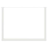 Gambe per tavolo da pranzo a forma di U 2 pz bianche 100x(72-73) cm in acciaio 4013197