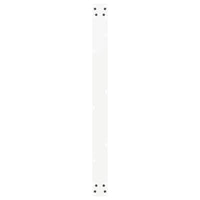 Gambe per tavolo da pranzo a forma di U 3 pz bianche 100x(72-73) cm in acciaio 4013213