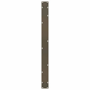 Gambe per tavolo da pranzo a forma di U 3 pz in acciaio naturale 100x(72-73) cm 4013215