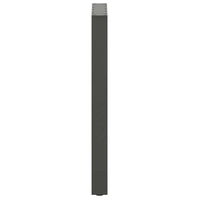 Gambe per tavolo da bar a forma di U 2 pz Antracite 40x(90-91) cm Acciaio 4013218