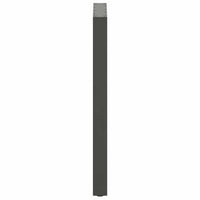 Gambe per tavolo da bar a forma di U 2 pz Antracite 60x(100-101) cm Acciaio 4013238