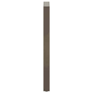 Gambe per tavolo da bar a forma di U 2 pz in acciaio naturale 50x(110-111) cm 4013247