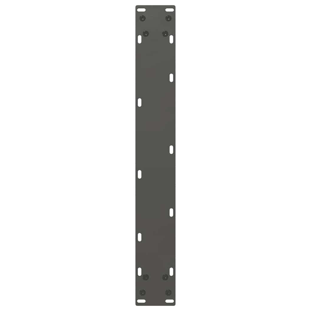 Gambe per tavolo da bar a forma di U 2 pz Antracite 60x(110-111) cm Acciaio 4013250