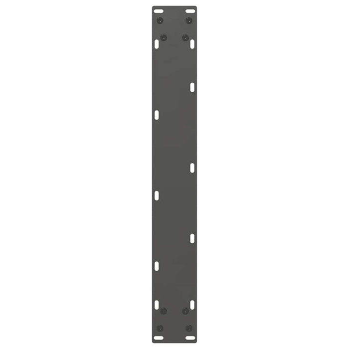 Gambe per tavolo da bar a forma di U 2 pz Antracite 60x(110-111) cm Acciaio 4013250