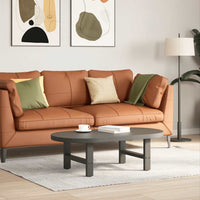 Gambe per Tavolino da Caffè Antracite 2 pz 50x(30-31) cm Acciaio