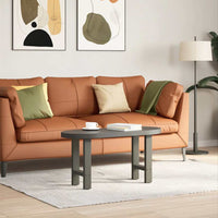 Gambe per Tavolino da Caffè Antracite 2 pz 28x(42-43) cm Acciaio