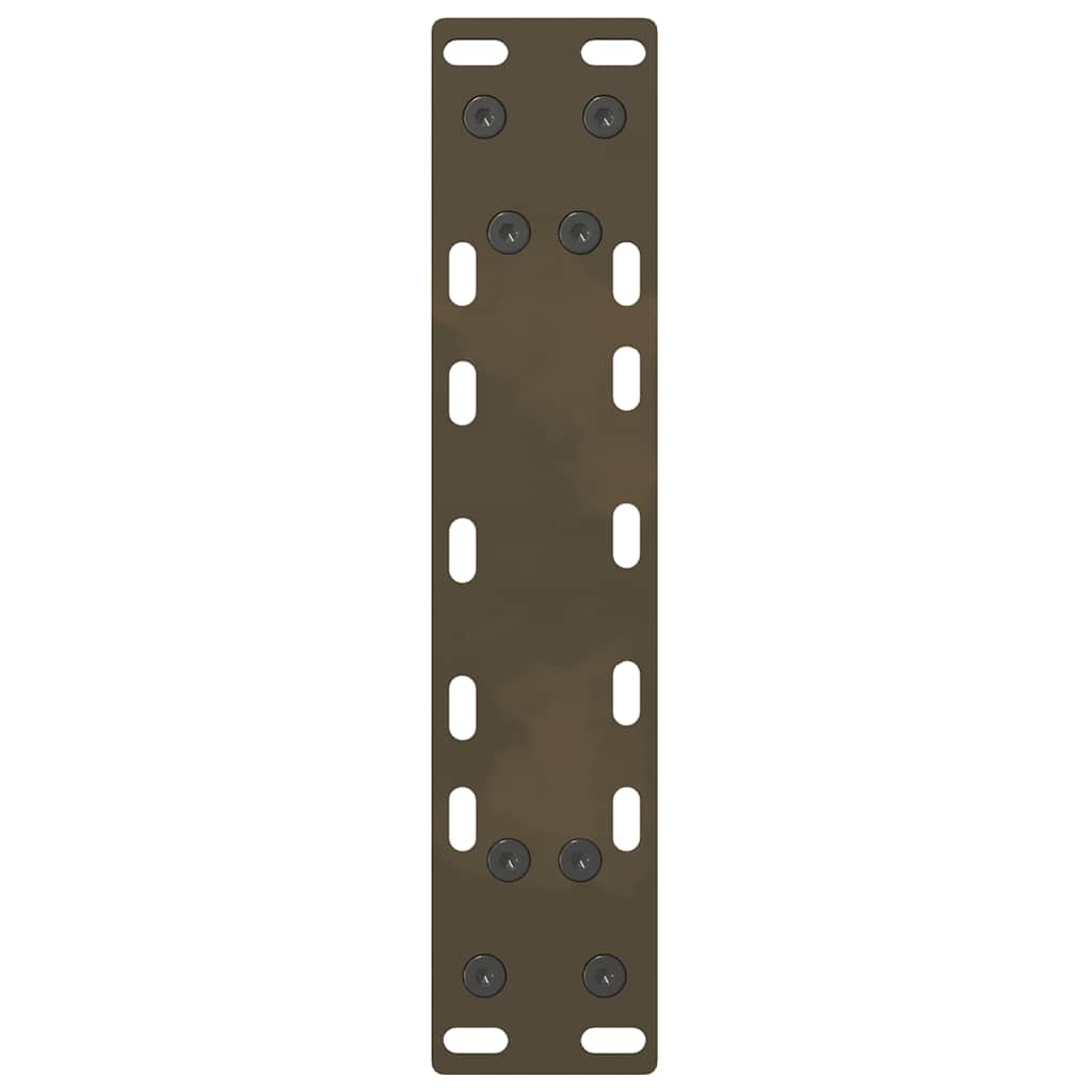 Gambe per Tavolino da Caff¨¨ in Acciaio Naturale 2 pz-Set di 2 Gamba per Tavolo 38x(42-43) cm Acciaio