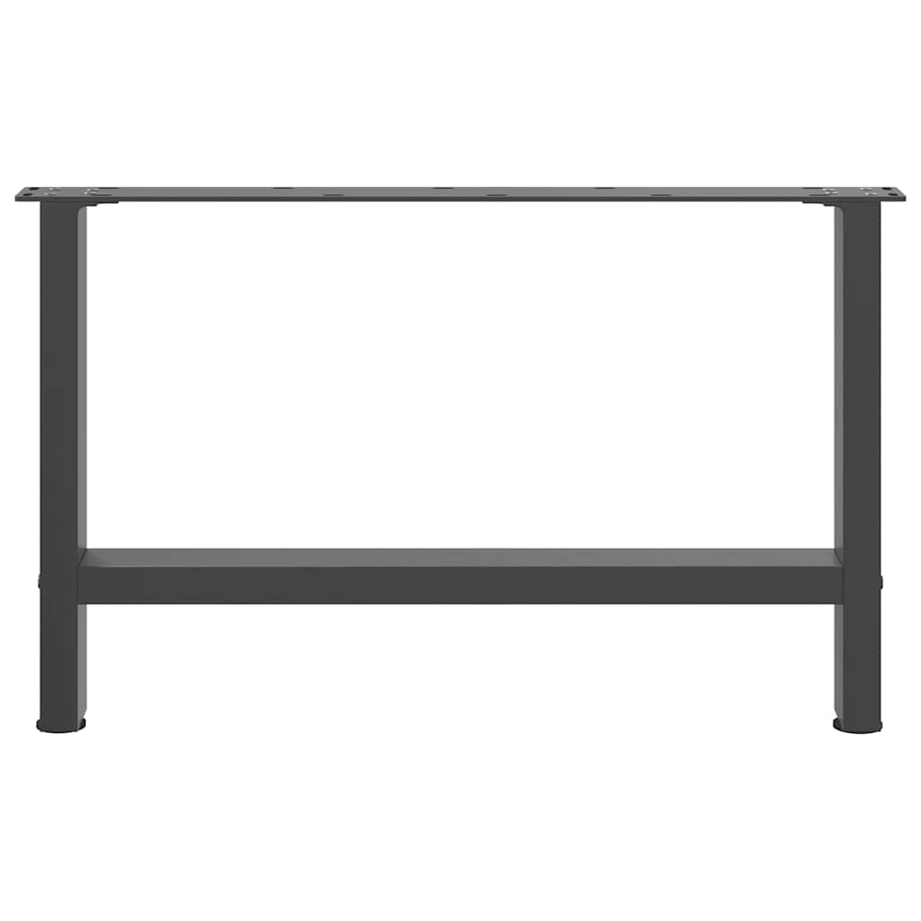 Gambe per Tavolino da Caffè Antracite 2 pz 70x(42-43) cm Acciaio 4013290