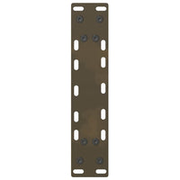 vidaXL Gambe per tavolo consolle in acciaio naturale 2 pz 38x(72-73) cm Acciaio