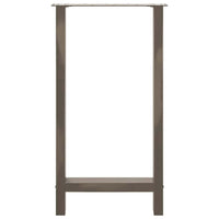 vidaXL Gambe per tavolo da bar in acciaio naturale 2 pz 40x(90-91) cm in acciaio