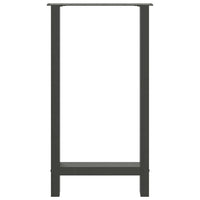 Gambe per tavolo da bar antracite 2 pz 50x(90-91) cm in acciaio 4013330