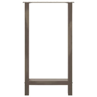 Gambe per tavolo da bar in acciaio naturale 2 pz 50x(90-91) cm in acciaio 4013331