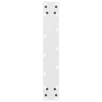 Gambe per tavolo da bar bianche 2 pz 40x(100-101) cm in acciaio 4013337